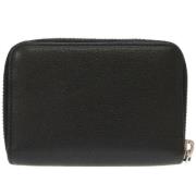 Pre-owned Leather wallets Dior Vintage , Black , Heren