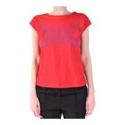 Korte mouwen shirt Emporio Armani , Red , Dames