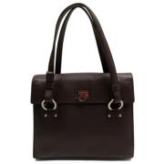 Pre-owned Leather handbags Salvatore Ferragamo Pre-owned , Brown , Dam...