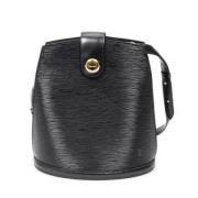 Pre-owned Leather louis-vuitton-bags Louis Vuitton Vintage , Black , D...