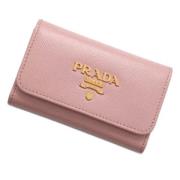 Pre-owned Leather wallets Prada Vintage , Pink , Dames