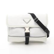 Pre-owned Leather prada-bags Prada Vintage , White , Dames