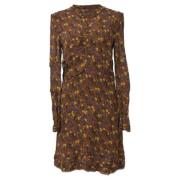 Pre-owned Viscose dresses Chloé Pre-owned , Brown , Dames