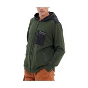 Stijlvolle Zip-Through Cardigan Munich , Green , Heren