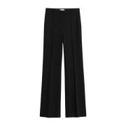 Stijlvolle Flared Broek TotêMe , Black , Dames