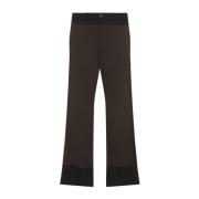 Zwarte broek voor mannen Aw24 Marni , Brown , Heren