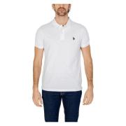 Polo Shirt Korte Mouw Lente/Zomer Collectie U.s. Polo Assn. , White , ...