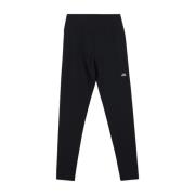 Logo Polyester Legging Balenciaga , Black , Dames