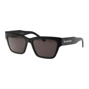 Stijlvolle zonnebril met model Bb0307Sa Balenciaga , Black , Dames