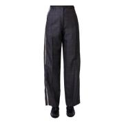 Heren wollen broek met juweel zijband Forte Forte , Gray , Dames