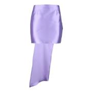 Elegante Polyester Rok Rok Simona Corsellini , Purple , Dames