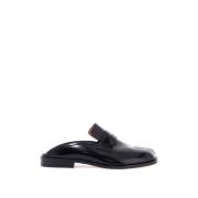 Split Toe Leren Muiltjes Maison Margiela , Black , Heren