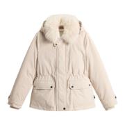 Stijlvolle Winterjassen Woolrich , White , Dames