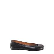 Luxe Leren Ballerina`s Maison Margiela , Black , Dames