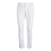 Slim Fit Katoen Elastaan Jeans Antony Morato , White , Heren