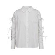 Poppy Tie Sleeve White Blouse Co'Couture , White , Dames