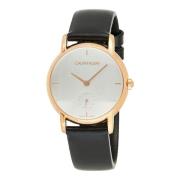 Stijlvol Quartz Horloge met Unieke Charme Calvin Klein , Black , Heren