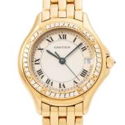 Pre-owned Yellow Gold watches Cartier Vintage , Yellow , Dames