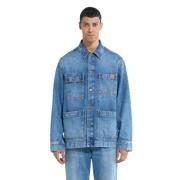 Denim Worker Jack in Blauw Haikure , Blue , Heren