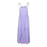 Prachtige Midi Day Jurk Vrouwen Weili Zheng , Purple , Dames