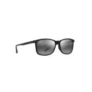 Zwarte Zonnebril Elegante Stijl Maui Jim , Black , Dames