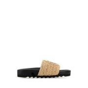 Raffia Elyse Pantoffels Stella McCartney , Beige , Dames