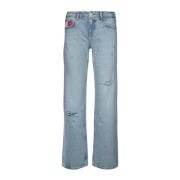 Casual Denim Broek voor Mannen Tommy Jeans , Blue , Dames