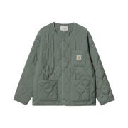 Ripstop Polyester Gewatteerde Liner Jas Carhartt Wip , Green , Heren