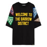 Zwarte T-shirts en Polos District Barrow , Black , Heren