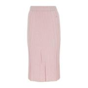 Lichtroze Katoenmix Rok Maison Kitsuné , Pink , Dames