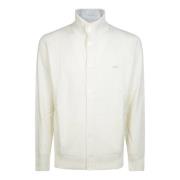 Solide Warme Vest met Knopen Sun68 , White , Heren