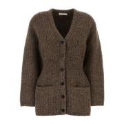 Gestructureerde Vest CO , Brown , Dames