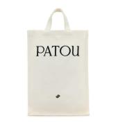 Canvas Winkelmandje met Schouderband Patou , White , Dames