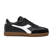 Zwarte Terrasstijl Sneakers Diadora , Black , Heren