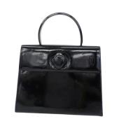 Pre-owned Leather handbags Cartier Vintage , Black , Dames