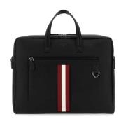 Klassieke Leren Aktetas Bally , Black , Heren