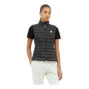 Lichtgewicht donsvest met gewatteerde voering Moncler , Black , Dames