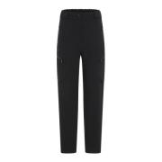 Chique Zwarte Broek voor Vrouwen Moncler , Black , Dames