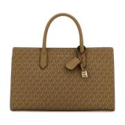 Scarlett Canvas Handtas Michael Kors , Brown , Dames