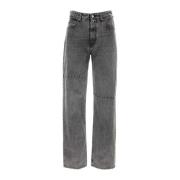 Donkergrijze Denim Jeans MM6 Maison Margiela , Gray , Heren