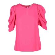 Viscose Blouse Think! , Pink , Dames