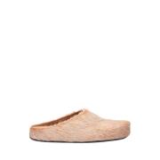 Kalfshaar Fussbett Sabot Mules Marni , Beige , Heren