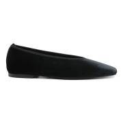 Fluwelen Ballerina's in Zwart TotêMe , Black , Dames