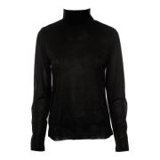 Semitransparante Slim Fit Coltrui Longsleeve Drykorn , Black , Heren