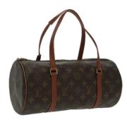 Pre-owned Canvas handbags Louis Vuitton Vintage , Brown , Dames