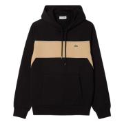 Hoodie Lacoste , Black , Heren