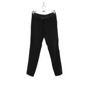 Pre-owned Wool bottoms Dolce & Gabbana Pre-owned , Black , Dames