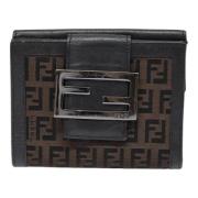 Pre-owned Canvas wallets Fendi Vintage , Brown , Heren