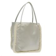 Pre-owned Satin handbags Prada Vintage , White , Dames