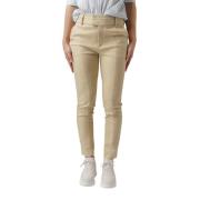 Pistache Slim Fit Broek Josh V , Green , Dames